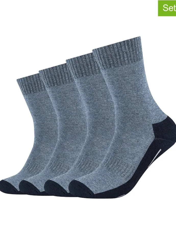 4er-Set: Socken in Dunkelblau