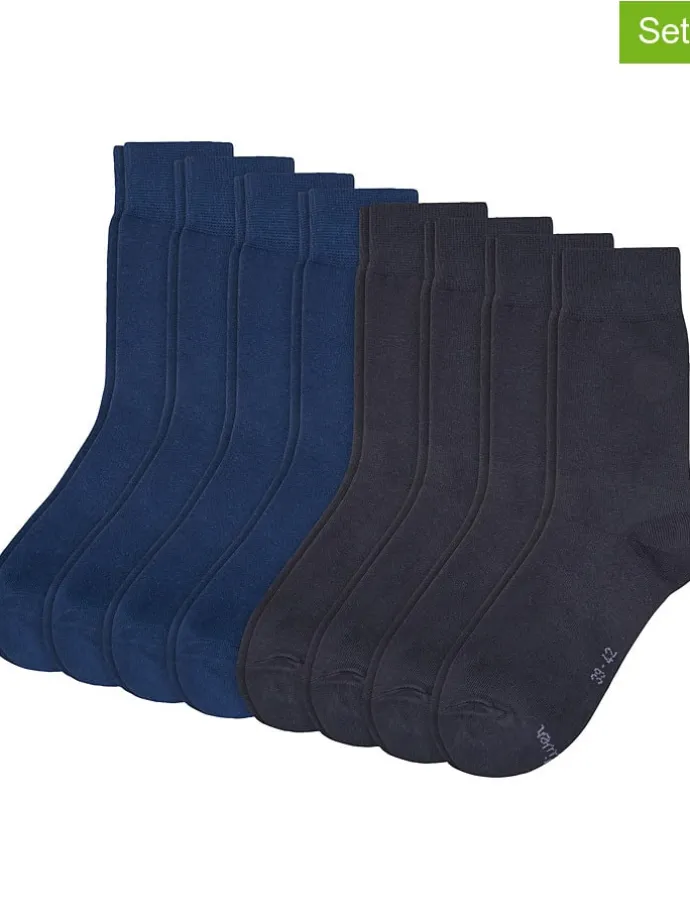 8er-Set: Socken in Dunkelblau