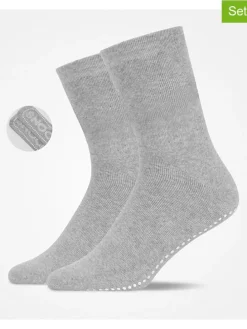 2er-Set: Socken in Grau