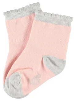 3er-Set: Socken in Grau/ Blau/ Rosa