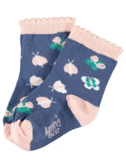 3er-Set: Socken in Grau/ Blau/ Rosa