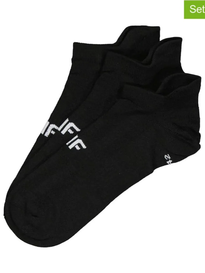 3er-Set: Socken in Schwarz