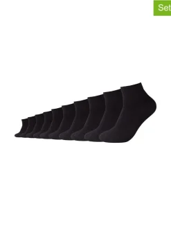 10er-Set: Socken in Schwarz