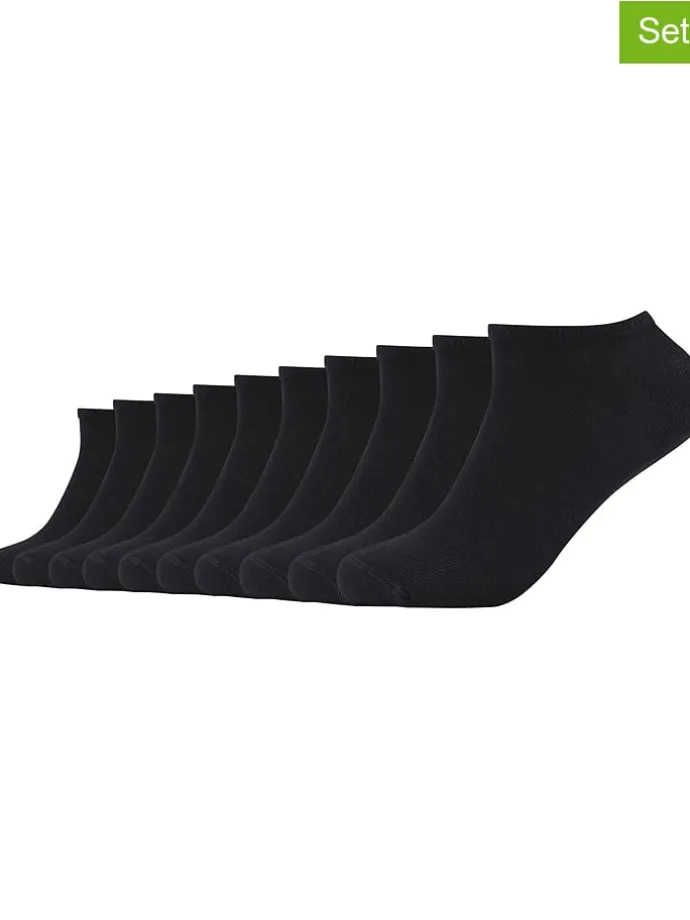 10er-Set: Socken in Schwarz