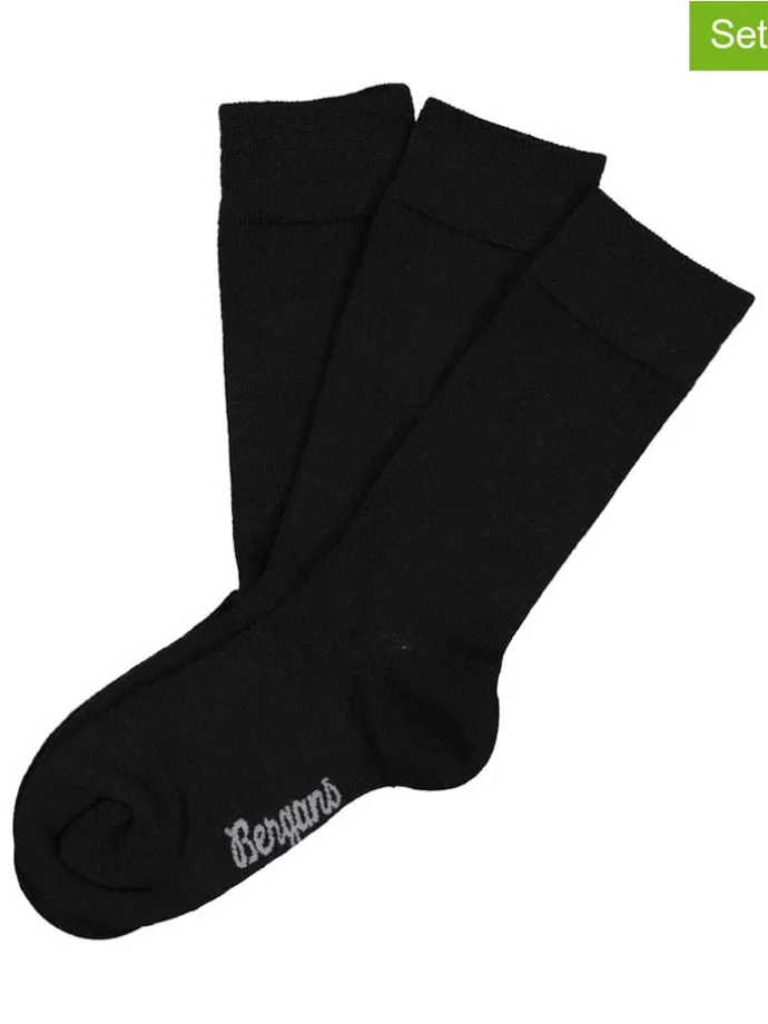 3er-Set: Socken in Schwarz