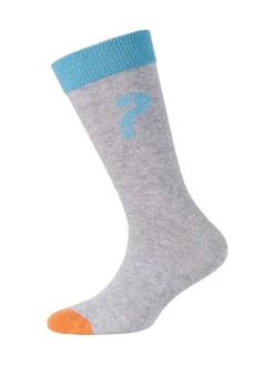 5er-Set: Socken in Schwarz/ Hellgrau