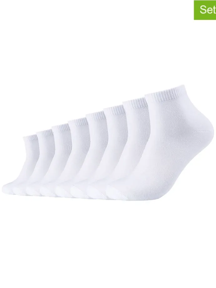 8er-Set: Socken in Weiß