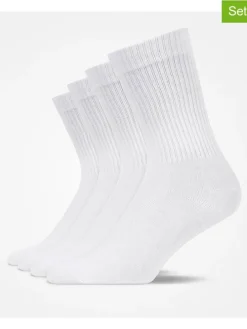 4er-Set: Socken in Weiß