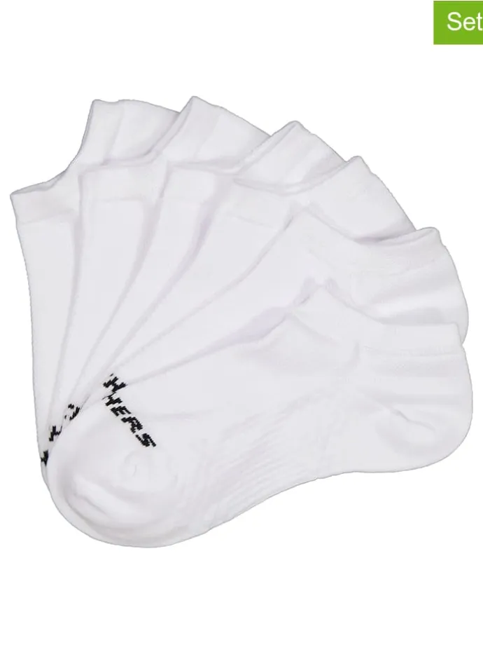 6er-Set: Socken in Weiß
