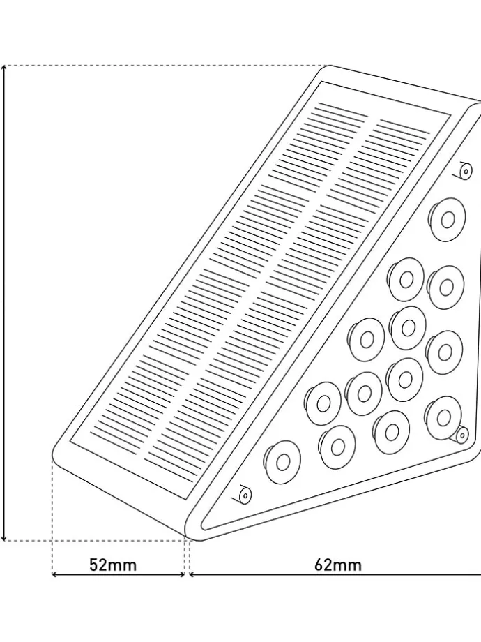 2er-Set: Solar-Treppenleuchten "Scala" in Grau - (B)5,2 x (H)11 x (T)6,2 cm