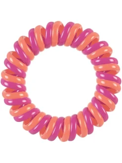 2er-Set: Spiral-Haarbänder "Extra Hold" in Rosa/ Weiß/ Lila - á 6 Stück