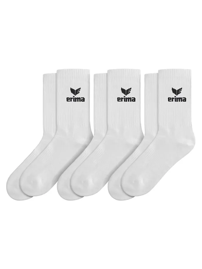 3er-Set: Sportsocken in Weiß