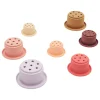 7er-Set: Stapelbecher "Tawa" in Bunt - (H)24,5 x Ø8 cm - ab Geburt