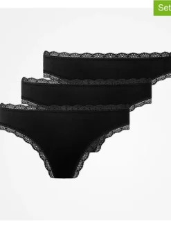 3er-Set: Strings in Schwarz
