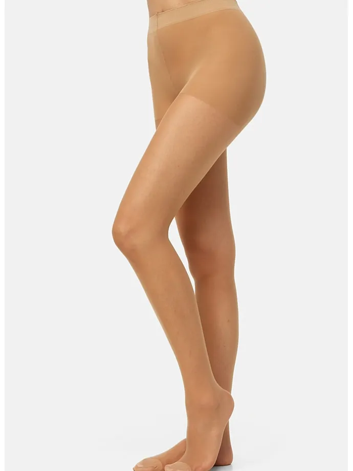 2er-Set: Strumpfhose "Goodbye Laufmaschen" in Beige - 20 DEN