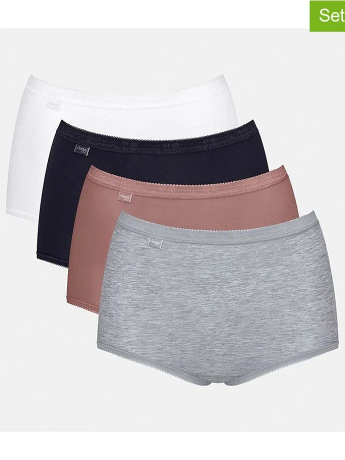 4er-Set: Taillenpantys in Bunt