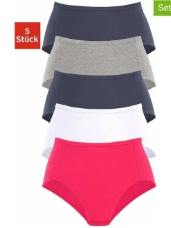 5er-Set: Taillenslips in Bunt