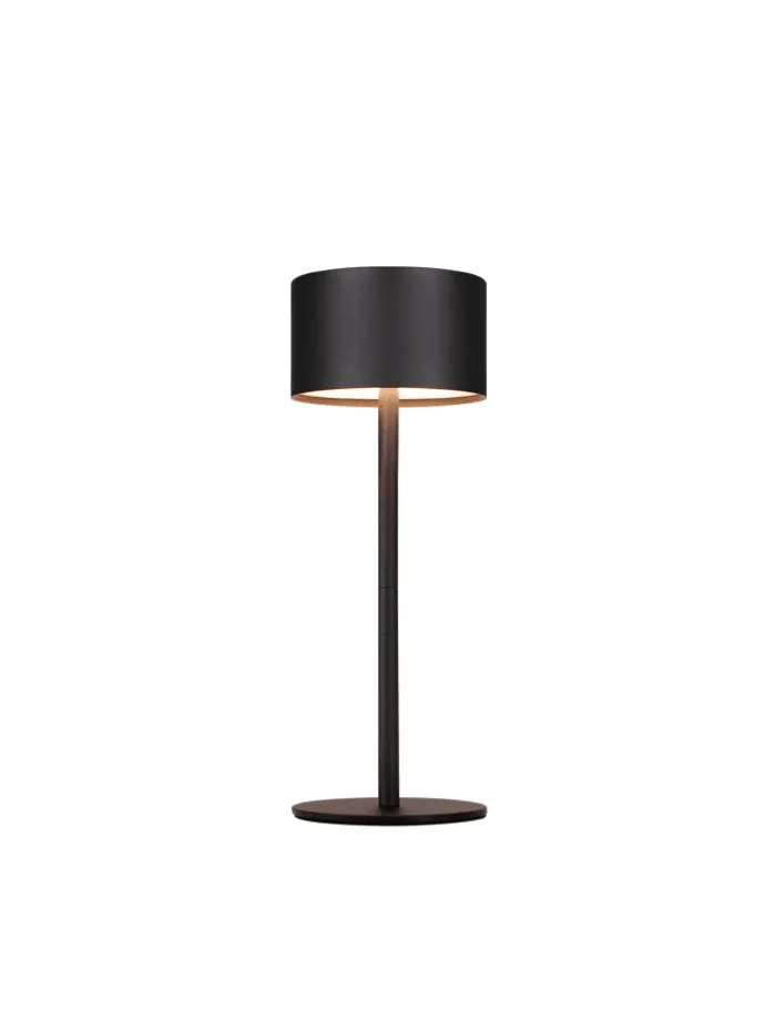 2er-Set Tischleuchte LED in schwarz rund Touch Dimmbar Tragbare Kabellos