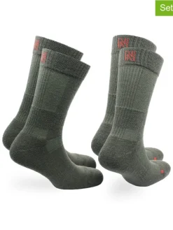 2er-Set: Trekkingsocken "Leonardo" in Khaki