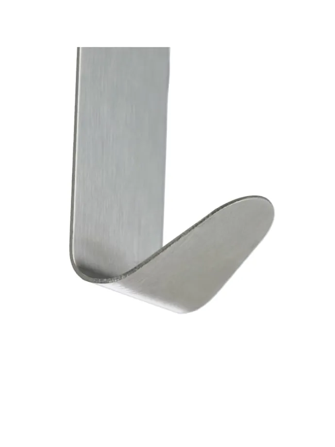 10er-Set: Türhaken in Silber