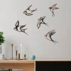 5er-Set: Wanddekore "Birds - 2"