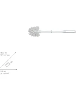 3er-Set: WC-Bürsten in Weiß - (H)36 x  Ø 8 cm