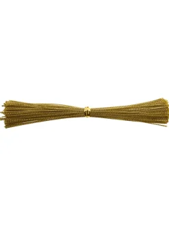 60er-Set Weihnachtsbaumkugeln ISOJARVI in Braun/Gold