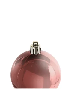60er-Set Weihnachtsbaumkugeln ISOJARVI in Braun/Gold