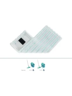 2er-Set: Wischbezüge "CT M Ergo micro duo" in Weiß/ Türkis
