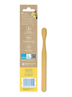 4er-Set: Zahnbürsten "Minions Bamboo" in Beige