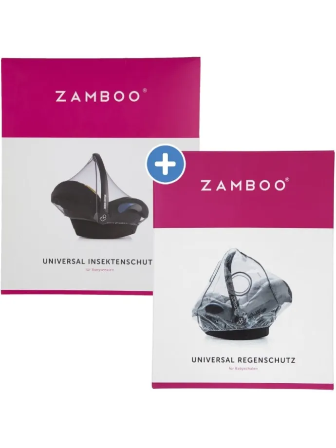 Erstlings-Schutz-Set für Babyschalen mit in grau