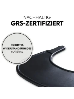 Essbrett und Tisch für Alpha Hochstuhl (Click in schwarz