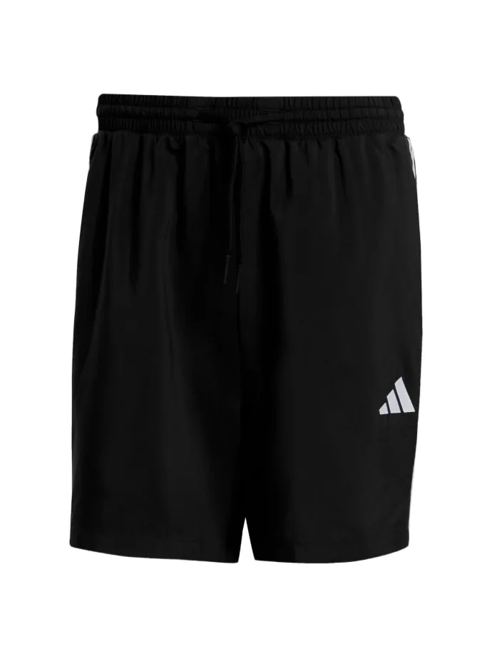 Essentials 3-Streifen Chelsea Shorts in Schwarz