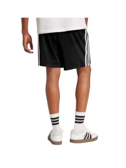 Essentials 3-Streifen Chelsea Shorts in Schwarz
