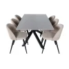 Essgruppe Piazza 20 (7-teilig) Beige 90 x 180 cm