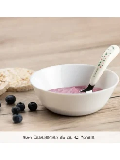 Esslern Besteck-Set 4-teilig mit ergonomsichen in weiss,bunt