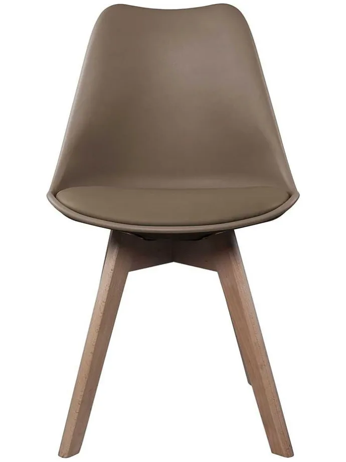 Esszimmerstuhl "Scandinave" in Taupe - (B)46 x (H)86,5 x (T)52 cm