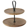Etagere "Kabir" in Braun - (H)35 cm