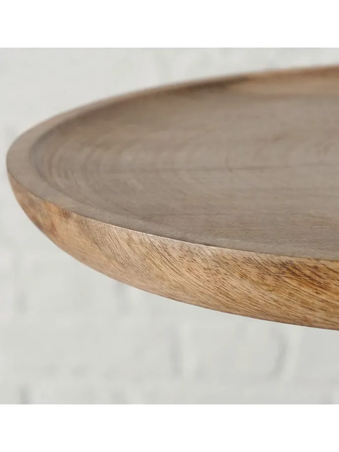 Etagere "Kabir" in Braun - (H)35 cm