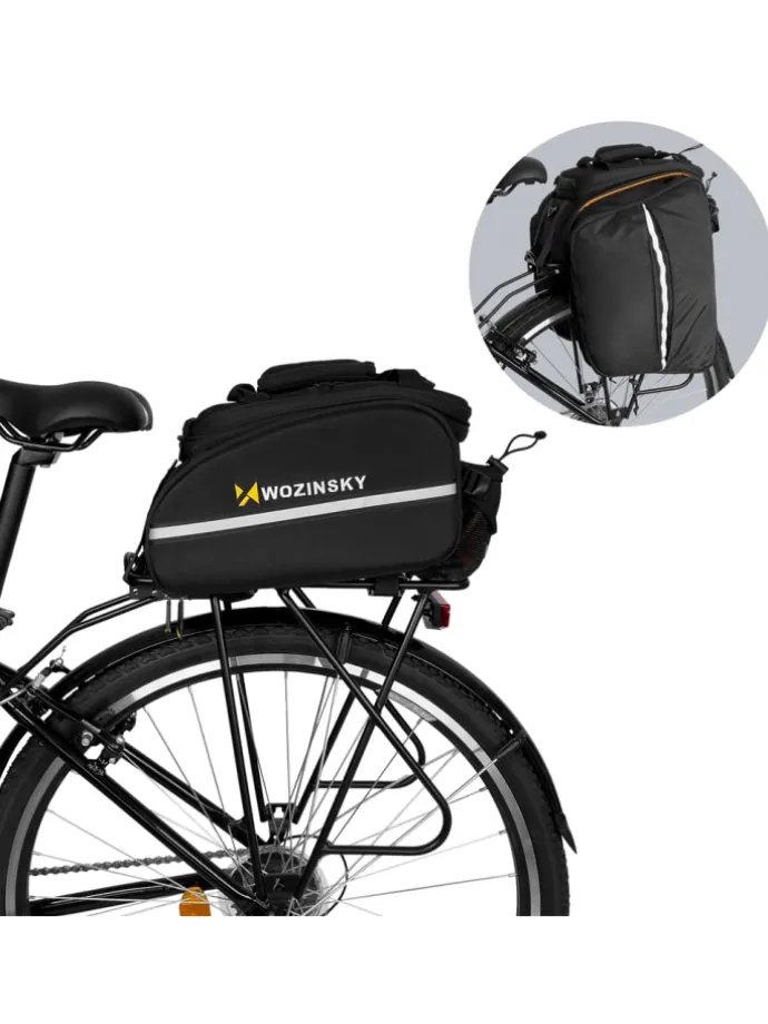 Fahrradgepäckträgertasche 35L mit Regenschutz