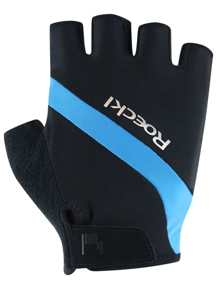Fahrradhandschuhe "Holmec" in Schwarz/ Blau