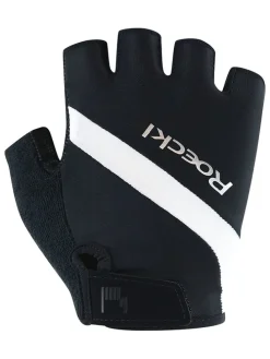 Fahrradhandschuhe "Holmec" in Schwarz/ Weiß