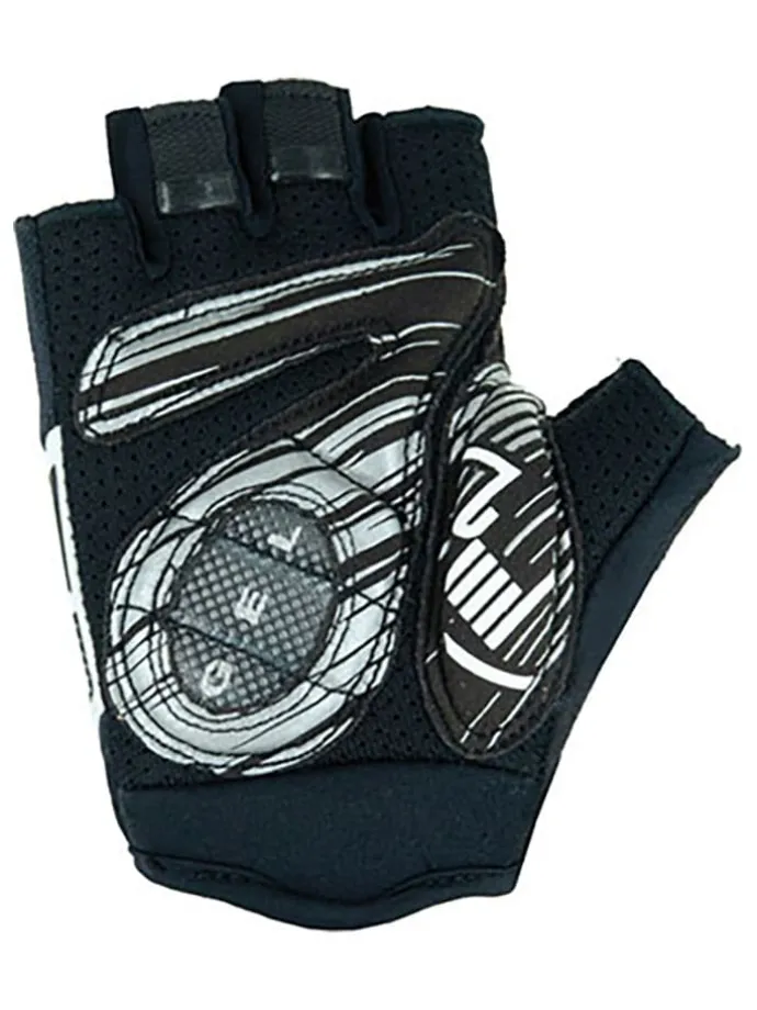 Fahrradhandschuhe "Index" in Schwarz/ Weiß