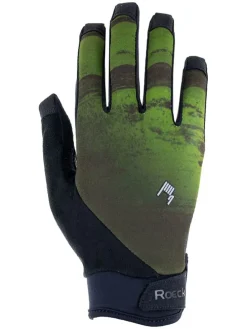 Fahrradhandschuhe "Montan" in Grün/ Schwarz