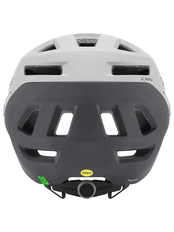 Fahrradhelm "Payroll Mips" in Grau/ Weiß