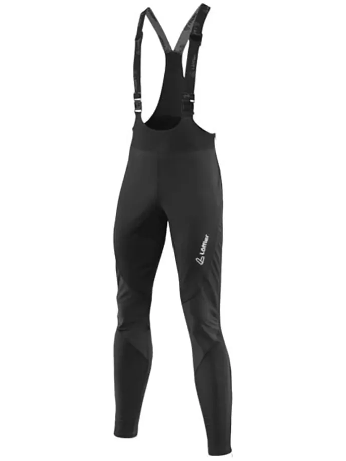 Fahrradleggings "Warm-Up" in Schwarz