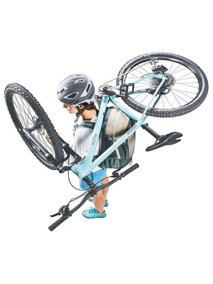 Fahrradrucksack "Trans Alpine Pro 26 SL" in Grün - (B)27 x (H)51 x (T)20 cm