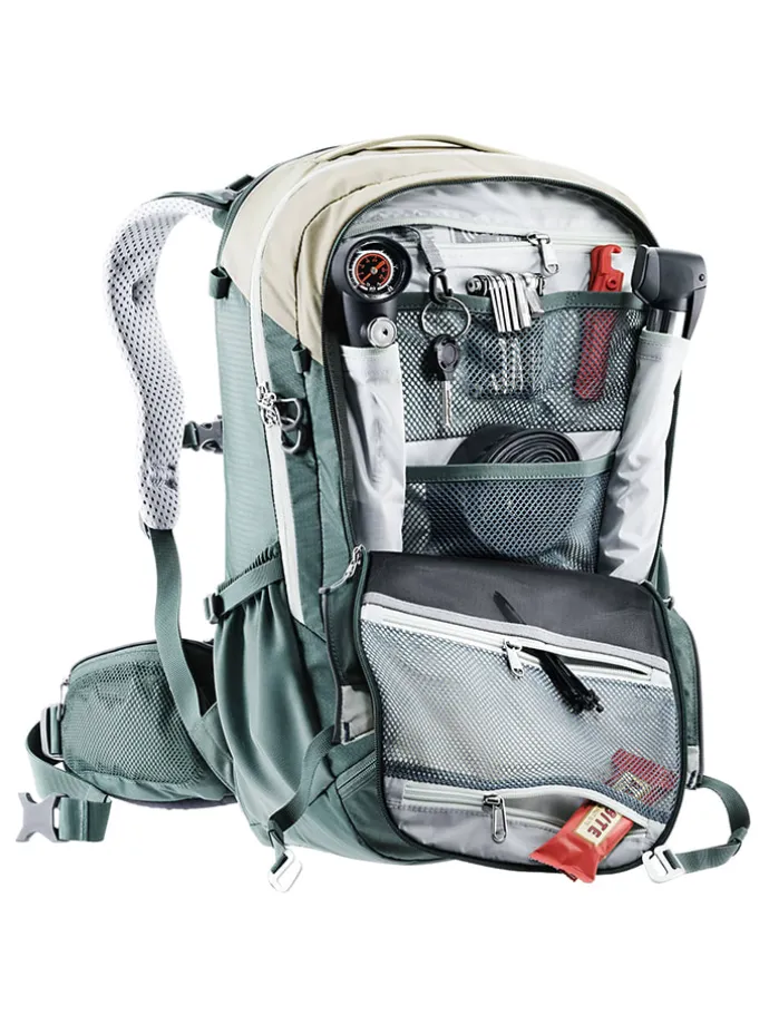 Fahrradrucksack "Trans Alpine Pro 26 SL" in Grün - (B)27 x (H)51 x (T)20 cm