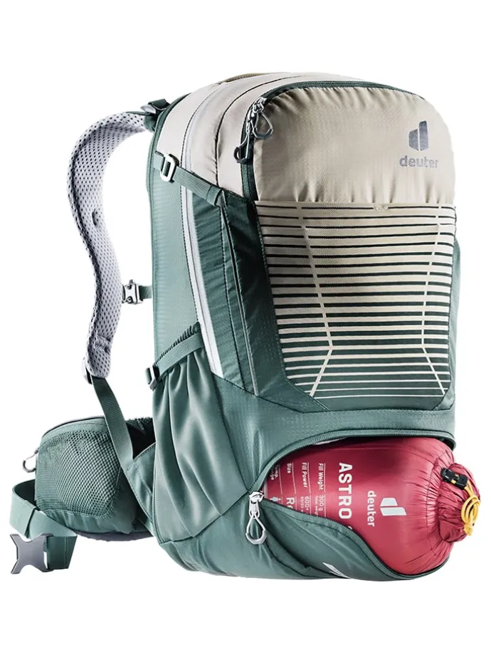 Fahrradrucksack "Trans Alpine Pro 26 SL" in Grün - (B)27 x (H)51 x (T)20 cm
