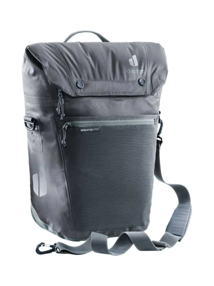 Fahrradtasche Mainhattan 17+10 graphite-shale in Grau